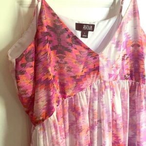 Multi shades of pink, flowing bohemian chic maxi